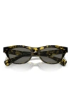 Oliver Peoples Avelin 52mm Butterfly Sunglasses In Black/yellow