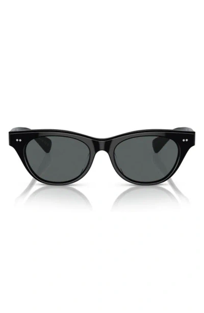 OLIVER PEOPLES OLIVER PEOPLES AVELIN 52MM POLARIZED CAT EYE SUNGLASSES