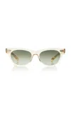 Oliver Peoples Avelin D-frame Acetate Sunglasses In Neutral