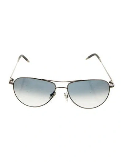 Pre-owned Oliver Peoples Aviator Gradient Sunglasses In Multi