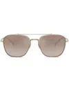 Oliver Peoples Avison Sonnenbrille In Brown Gold