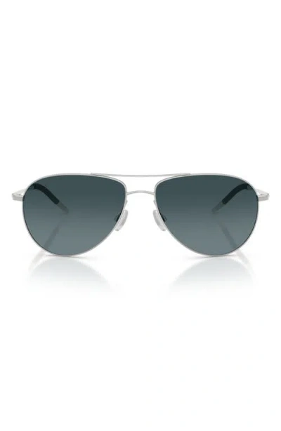Oliver Peoples Benedict 59mm Photochromic Gradient Aviator Sunglasses In Brown
