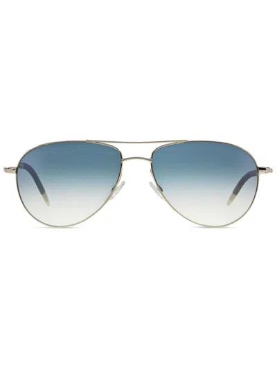 Oliver Peoples Benedict Silver In Blue