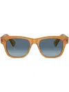 Oliver Peoples Birell Square-frame Sunglasses In Braun
