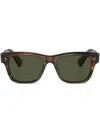 Oliver Peoples Birell Square-frame Sunglasses In Braun