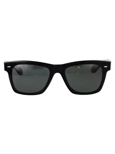 Oliver Peoples Black Acetate Sunglasses