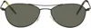 Oliver Peoples Black Aero Ii Sunglasses In Gray