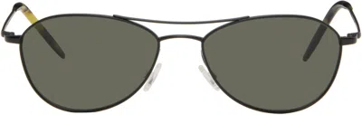 Oliver Peoples Black Aero Ii Sunglasses In Gray