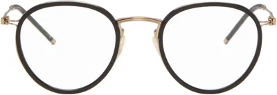 Oliver Peoples Black & Gold Tk-11 Glasses