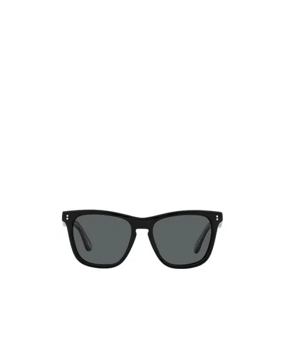 Oliver Peoples Black Geometric Frame Sunglasses