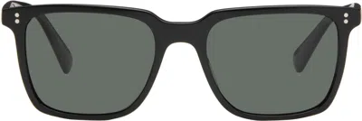 Oliver Peoples Black Lachman Sunglasses In 1005p2 Black