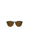 Oliver Peoples Forman L.a. Round-frame Sunglasses In Brown