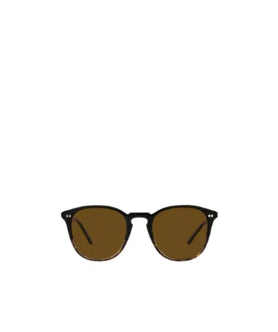 OLIVER PEOPLES BLACK LOGO SUNGLASSES