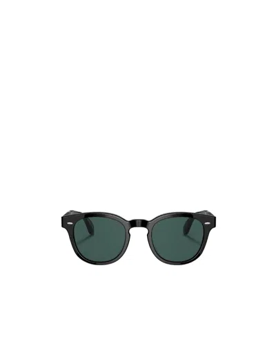 Oliver Peoples Black Logo Sunglasses In Multi