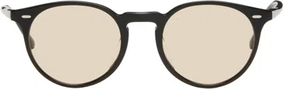 Oliver Peoples Black N.02 Sunglasses In Green