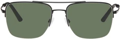 Oliver Peoples Black R-2 Sunglasses In Gold