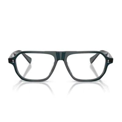 Oliver Peoples Black Remment Acetate Aviator-inspired Sunglasses In Blue