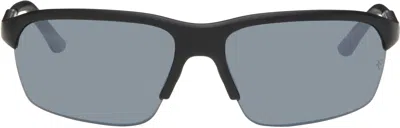 Oliver Peoples Black Roger Federer Edition R-6 Sunglasses In 70016g