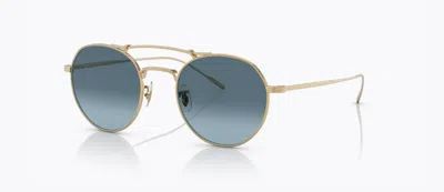 Pre-owned Oliver Peoples Brand 2023  Sunglasses Ov 1309st 5292q8 Reymont Authentic Case In Blue