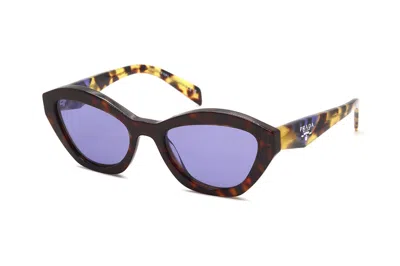 Pre-owned Oliver Peoples Brand 2024 Prada Women Sunglasses Pr A02s 17n-50b Authentic Italy Frame Case In Purple