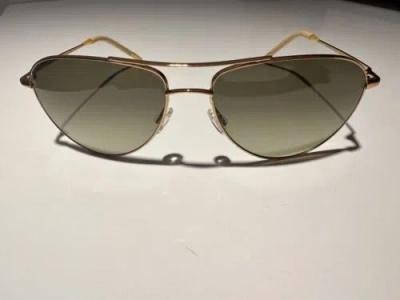 Pre-owned Oliver Peoples Brand  Sunglasses Benedict Ov1002s 5037bh Size 59-16-130 Italy In Green