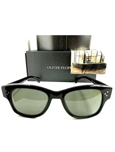 Pre-owned Oliver Peoples Brand Polarized  Jannsson 51mm Black Men's Sunglasses