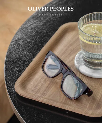 Pre-owned Oliver Peoples Brisdon 50mm Optical Frames In Black Msrp$426 Michael Caine's Fav In Clear