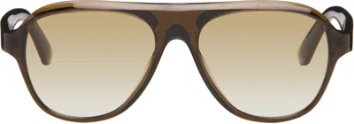 Oliver Peoples Brown Paul Newman Sunglasses