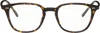 Oliver Peoples Brown Sobel Glasses In Black
