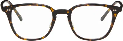 Oliver Peoples Brown Sobel Glasses In Black