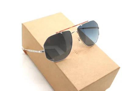 Pre-owned Oliver Peoples Brunello Cucinelli Ov1317st 503619 Moraldo Silver Sunglasses In Blue