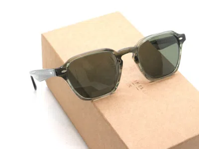 Pre-owned Oliver Peoples Brunello Cucinelli Ov5499su 170552 Griffo Washed Jade Sunglasses In Green