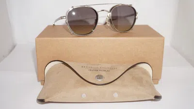 Pre-owned Oliver Peoples Brunello Cucinelli Sunglasse Lilletto Ov1316tm 503611 48 22 145 In Ligth Shale Gradient