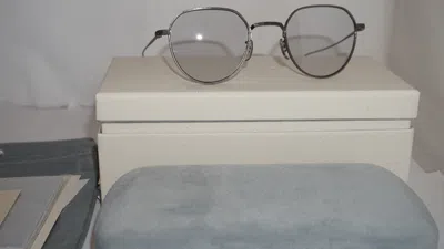 Pre-owned Oliver Peoples Brunello Cucinelli Sunglasses Tk-4 Ov1298t 7941 47 22 45 In Silver