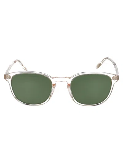 Oliver Peoples Buff Acetate Sunglasses In Transparent