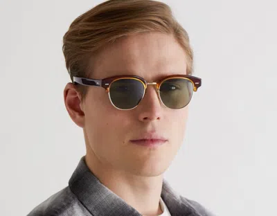 Pre-owned Oliver Peoples Desmon G-15 Polarized Sun 48mm Tuscany Msrp$545 Cumberbatch's Fav In Green