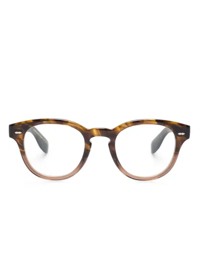 Oliver Peoples Cary Grant Glasses In Brown