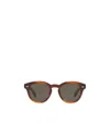 Oliver Peoples 50mm Cary Grant Polarized Round Sunglasses In Green