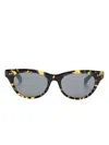 Oliver Peoples Cat-eye Frame Sunglasses In Green