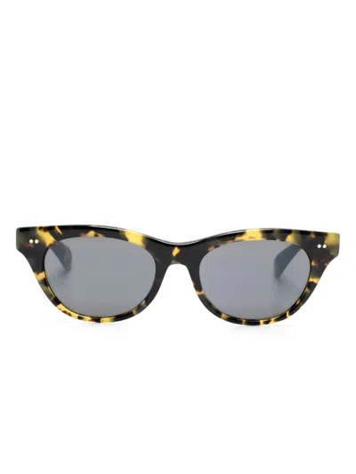 Oliver Peoples Cat-eye Frame Sunglasses In Green