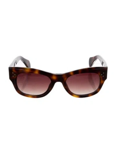 Pre-owned Oliver Peoples Cat-eye Gradient Sunglasses In Brown