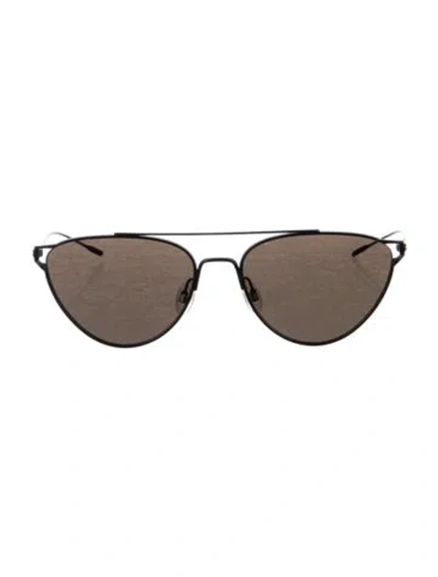 Pre-owned Oliver Peoples Cat-eye Tinted Sunglasses In Black