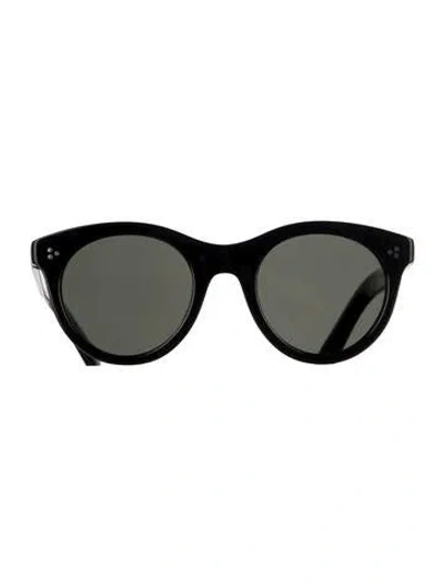 Pre-owned Oliver Peoples Cat-eye Tinted Sunglasses In Black