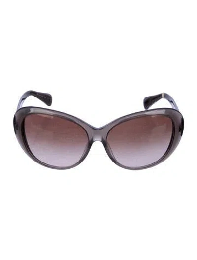 Pre-owned Oliver Peoples Cavanna Oversize Sunglasses W/ Tags In Brown