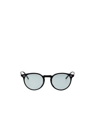 Oliver Peoples Circular Flat Mirror In Green