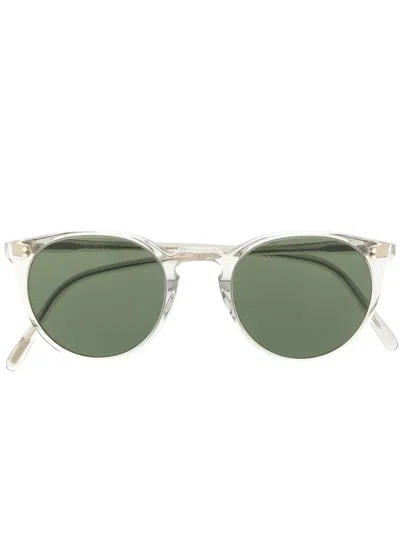 Oliver Peoples Circular Sunglasses In Grey