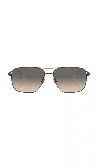 Oliver Peoples Clifton Sunglasses In Antique Pewter