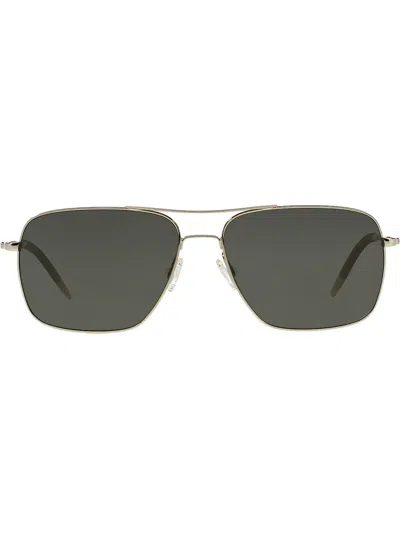 Oliver Peoples Clifton Sunglasses In Metallic