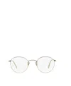 Oliver Peoples Coleridge Round Frame Glasses In White