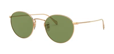 Pre-owned Oliver Peoples Coleridge Sun Ov 1186s Gold/green C (5145/52) Sunglasses